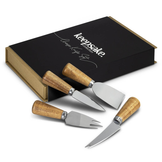 Branded Keepsake Cheese Knife Sets
